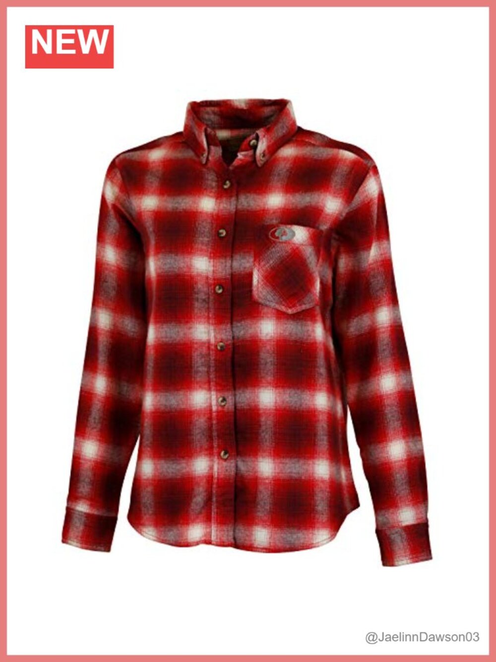Womens Petite Flannel Shirt Button-Down Plaid Long Sleeve